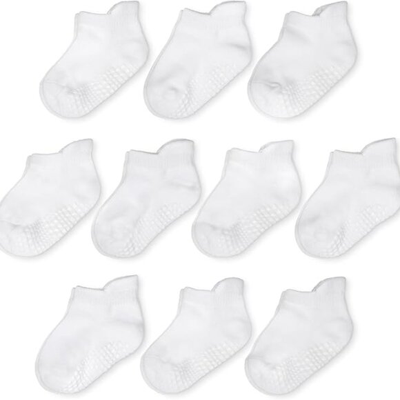 Goldbug Tiny Treads Socks – Baby, 10 Pairs 6-12 MOS NWT Brand: Goldbug Color: Wh - Picture 1 of 4